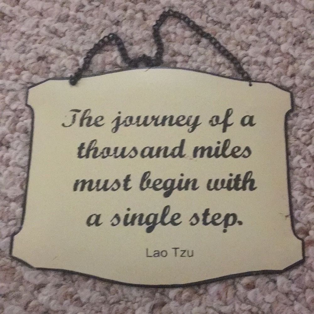 Inspirational wall hanging